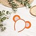 Shurhome Fashion Bear Ear Headband Halloween Costume Props Headpieces Short Dress for Costume Parties and Casual Outfits Cute Bear Accessories