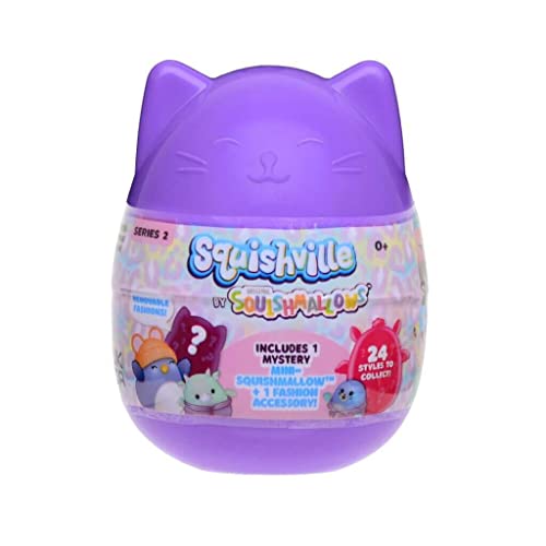 Squishmallow Squishville Mystery Mini Series 1 Plush Assortment Blind Package - 1 Blind Pack #TOP5