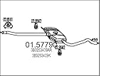 MTS Company 157790 Mittelschalldämpfer