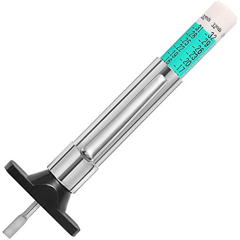 Tire Tread Depth Gauge, Tread Depth Gauge, Tire Gauges, Color Coded Tire Depth Gauge, Tire Tread Gauge, Tire Tread Depth Accurate Measurement Tools by PROND (Green Type) Cover