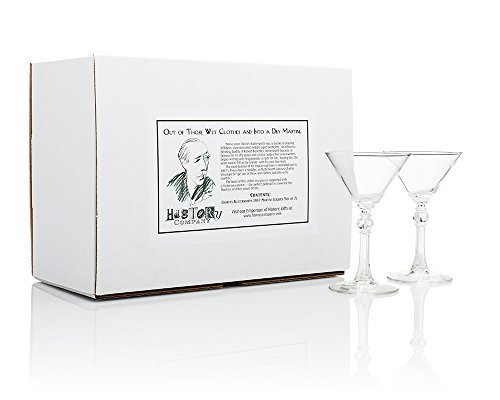 Charles Butterworth 1937 Martini Glass (Gift Box Set of 2) - Thumbnail 2