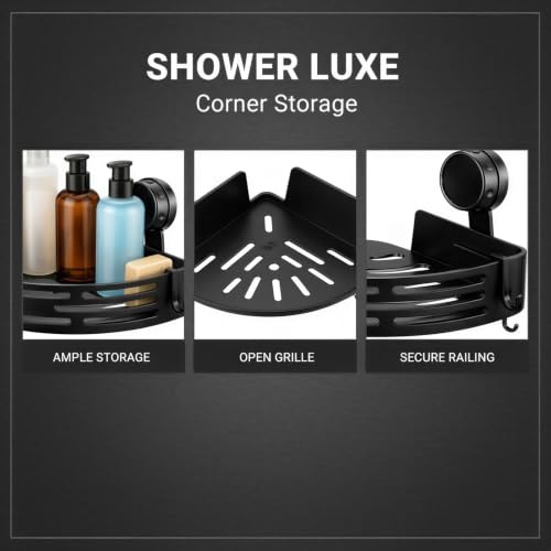 3-Pcs-Black-Triangle-Suction-Cup-Shower-Caddy-No-Drill-Corner-Storage-Shelves-with-Hooks-Long-Lasting-Plastic-Bathroom-Organizer-for-Shampoo-Soap-Spices-1161-x-866-x-209-in