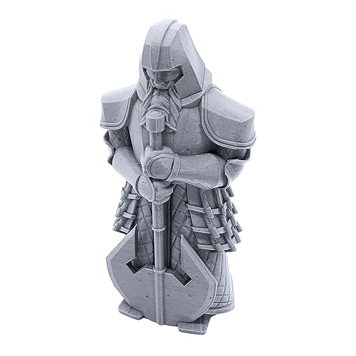 Dwarven Statue - DND Terrain Compatible with Dungeons and Dragons, 28mm Miniature Wargaming, Tabletop RPGs, Wargame Scenery