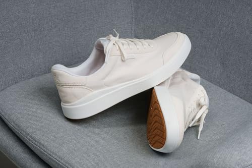 Kizik Slip On Sneakers: Prague 2 - Court Style, 4-Way Stretch Canvas with Suede Details, Casual Shoes for Men, Hands Free Convenience - Mens Wide Width2