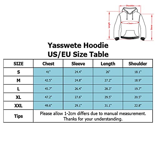 Yasswete Adults Unisex Men's Women's Novelty Graphic Hoodies 3D Printed Black Cool Colorful Sweaters Paint Fashion Casual White Pullover Tops Hooded Sweatshirt Boys Girls Youth Men Cloth Size S #TOP3