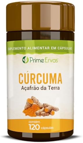 Cúrcuma Longa - Açafrão da Terra 120 Cápsulas de 500mg
