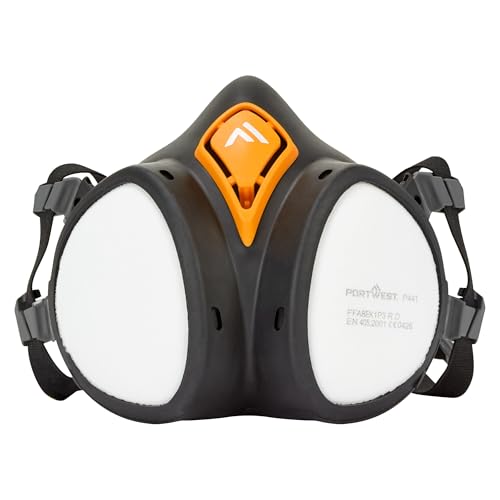 Demi-masque ABEK1P3 Portwest masque de protection gaz vapeurs et poussières