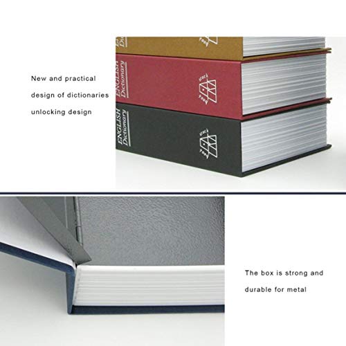 Cofrinho criativo para guardar dinheiro, dicionário em inglês com senha, caixa de armazenamento para