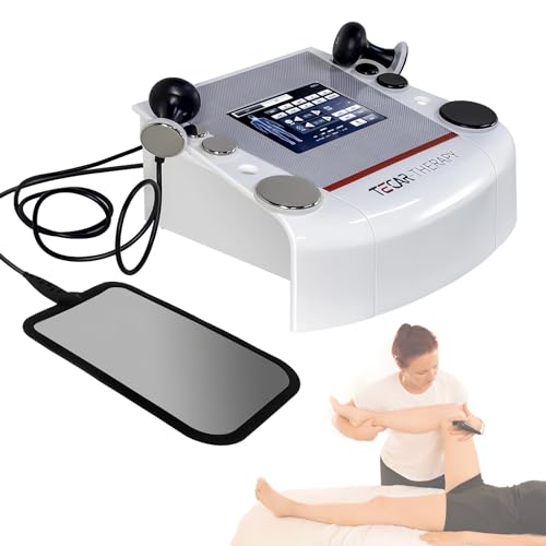 WDDEYYDS Máquina de Diatermia Tecar Therapy, Máquina de Terapia Tecar, 4 Modos y 10 Partes del Cuerpo para Elegir, para Dolor Corporal, CET/Ret para Rehabilitación Deportiva/Terapeutas Deportivos