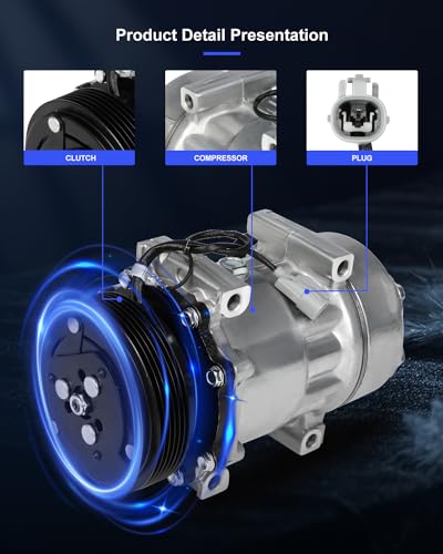 Image of ECCPP AC Compressor 1996-2002 Fit for Dodge Dakota 2.5L Fast Cooling