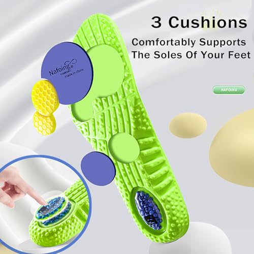 Plantillas deportivas con amortiguación de aire y soporte ergonómico miniatura 3