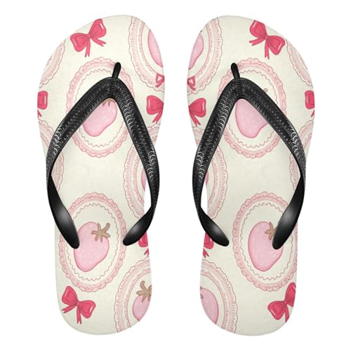 STAYTOP Cute Strawberries Flip Flops Sandals of Men's & Women's,Sandals Beach Slippers Shower Slides