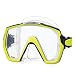 TUSA M-1001 Freedom HD Scuba Diving Mask, Flash Yellow