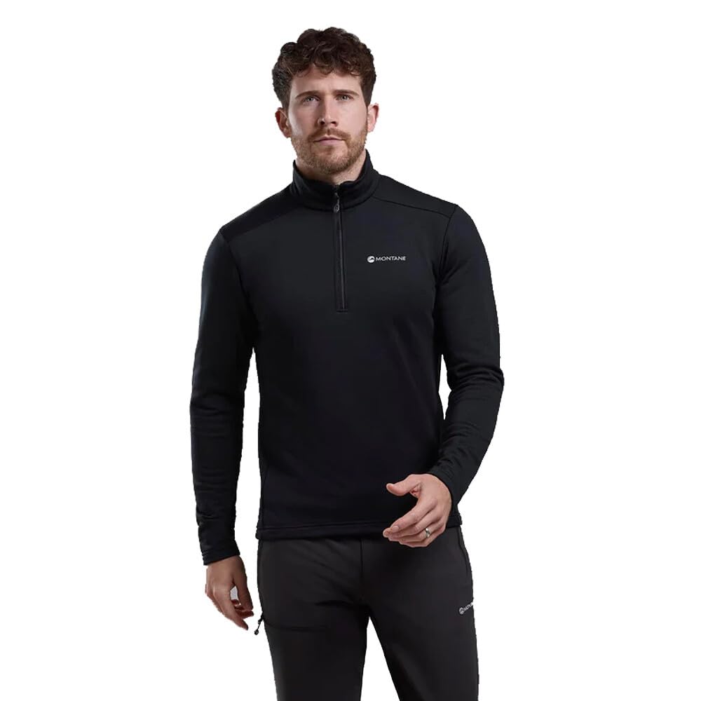 Montane PROTIUM Pull-On Full-Zip Sweatshirt Model Black-L