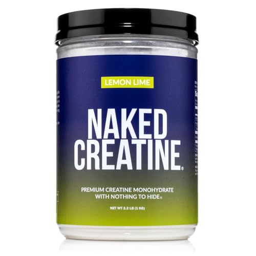 NAKED Pure Micronized Creatine Monohydrate, Lemon Lime – 84 Servings (1kg)