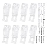 rideaux crochet fait main modele gratuit [Contenu Du Produit] Vous Recevrez 8 Crochets Transparents, 8 Vis D'Expansion De Couleur Primaire Et 8 Colonnes En Plastique À Vis D'Expansion Blanches.La Taille De Chaque Crochet Transparent Est De 1, 97*0, 63 Pouces, Ce Qui Convient À La Fixation Des Rideaux Et À L'Utilisation En Toute Sécurité Des Cordes Aveugles Pour Enfants.