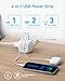 Anker 20W USB C Power Strip, 321 Power Strip with 3 Outlets and USB C Charging for iPhone 15/15 Plus/15 Pro/15 Pro Max, 5 ft Extension Cord, Power Delivery Charging for Dorm Rooms,Home Office