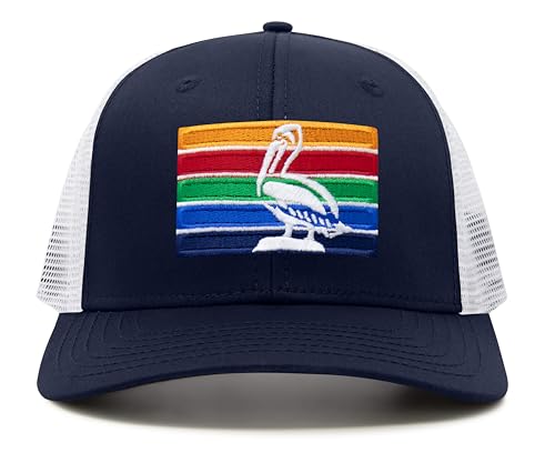 Image of International Tie City Hat for Men and Women, Adjustable Snapback Trucker Baseball Cap with Embroidered Patch