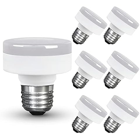 Xtricity LED Puck Light Bulb, E26 Bulb Base, Dimmable, Flat Light Bulb 11W (60W Equivalent), 800 Lumens, 4000K Cool White, Low Profile Light Bulb 120V, UL Listed (6 Pack) Cover