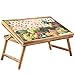 Lavievert Planche à puzzle en bois Jigsaw - Grande table pliante portable avec 4 plateaux de rangement et surface antidérapante pour jeux et puzzles jusqu'à 1 000 pièces