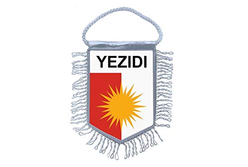 Akachafactory Wimpel Mini Flagge Fahne flaggen miniflagge Yazidi Yezidi Cover