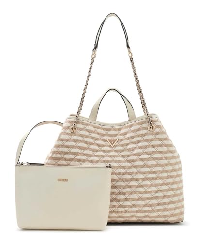 Sac shopper GUESS Giully II, le cabas taupe parfait du bureau aux sorties
