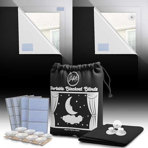 Dikots Temporary Blackout Blinds stick on Custom 250 x 140 cm No