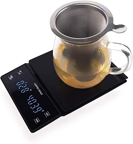 Báscula electrónica de precisión 3kg/0.1g con LCD miniatura 5