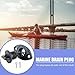 Marine Drain Plug Stern Wire Plug Bilge Sewage Outlet Kayak Rubber Boat Drain Marine Drain Plug Boat Accessories Oil Drain Lubricant-rv System Kit Water Tank-Seal Replacement Extension，Boat Plumbing