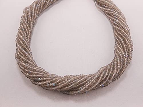 Perles en labradorite fine 2.5mm lot de 5 fils pour concevoir un cadeau personnalisé
