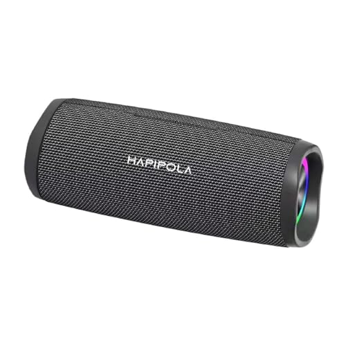 HAPIPOLA Bluetooth Speaker Aqua Nexus | Immersive Audio | Good Bass | 10+ Hours Playback | USB Input | RGB Lights | Portable | Type c Charging | Built in mic | dustproof | handfree Calling Waterproof Deal