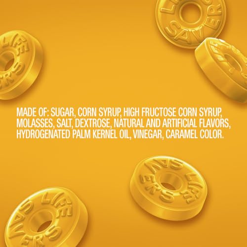 Life Savers HARD CANDY BUTTER RUM STAND UP POUCH SHELF READY PACKAGING 14.5 OUNCE PER BAG 4 PER CASE