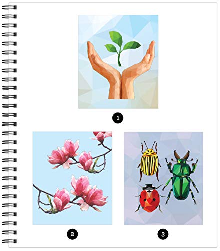 Publications International Brain Games - Sticker by Number: Country Garden