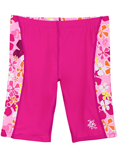 Tuga Girls Swim Jammer Short 2-14 Years, UPF 50+ Sun Protection Board Short