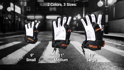 image for MyLec MK5 Hockey Gloves, Hook Closure for Perfect Fit, 3-Roll Design, 