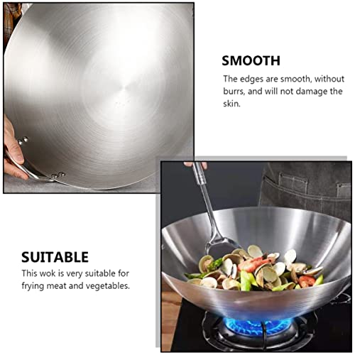 Wok Pan acero inoxidable DEPILA miniatura 2