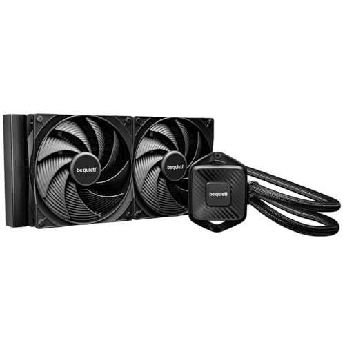 be quiet! Pure Loop 3 280 mm All-in-One-Wasserkühlung für übertaktete AMD/Intel-Systeme, 2x Pure Wings 3 140 mm PWM high-speed Lüfter, hoher statischer Druck, flüsterleise PWM-Pumpe