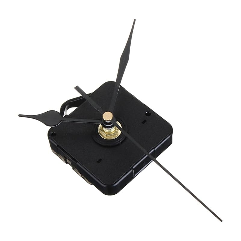 Black Hand DIY Quartz Clock Spindle Silent Movement Mechanism Repair Tool Kit