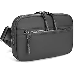 Black Large Double Compartment