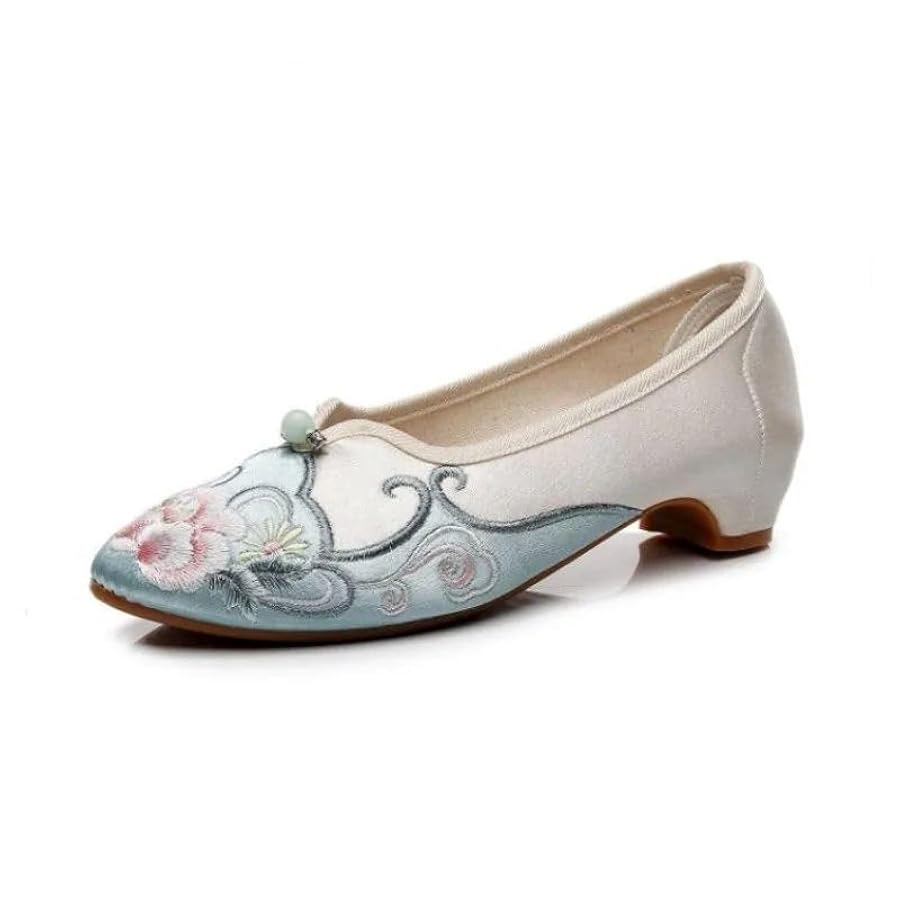Amazon.com | JYHBHMZG Women Spring Embroidered Dress Shoes