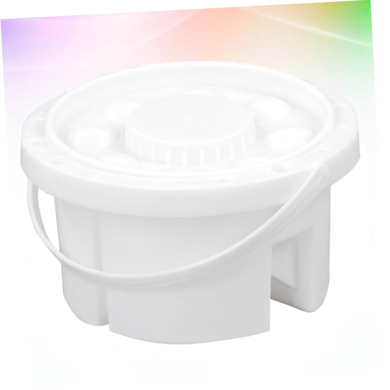 HOODANCOS Brush Washing Bucket for Art Supplies Watercolor Paint Palette Portable Durable