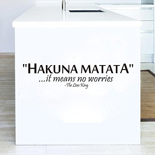 Vinilo decorativo Hakuna Matata The Lion King 29x15 in miniatura 4