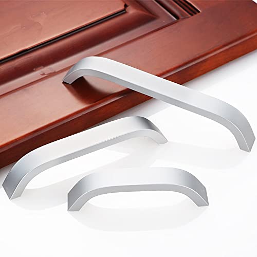 Poignées d'armoires de cuisine boutons de meubles tiroir alliage d'aluminium noir argent NOORSE