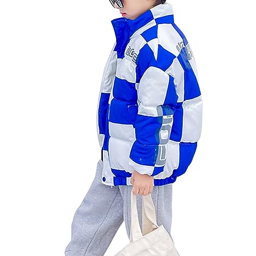 Boys' Warm Winter Puffer Coat Parka Jacket Snow Outwear Blue-90-18 Months2