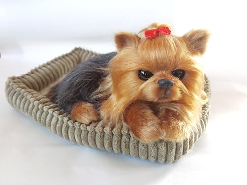 PawFection Pets Yorkshire Terrier Dog, Realistic,...