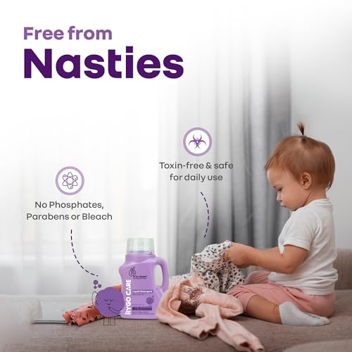 Image of R for Rabbit Hygocare 1000 ml Baby Laundry Liquid Detergent for Clothes Powered by Bio Enzyme Handwash & Machine Wash, Effective Stain Removal, Residue-Free Biodegradable
