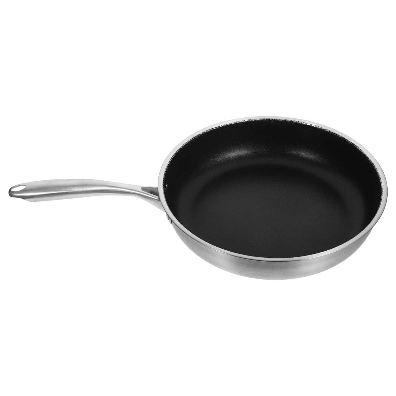 TOYANDONA Padella per Frittata in Acciaio Inossidabile Rivestimento Nido D'ape Antiaderente, Leggera e Adatta a Gas, Elettrico e Induzione