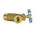 Eastman 60092LF Water Heater Drain Valve, 3/4 inch MIP x 3/4 inch MHT, Brass