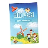 Easy to Use The 3D drawing templates are easy to use: just follow the lines on the transparent plate and assemble the parts to create impressive 3D artwork.