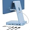 HUB USB C para iMac de 24 pulgadas 2021/2023/2024, Adaptador de HUB USB de PULWTOP, Accesorios para iMac M1/M3/M4 con USB C 10Gbps 3*USB A SD/TF, Estación de acoplamiento que admite expansión de SSD M